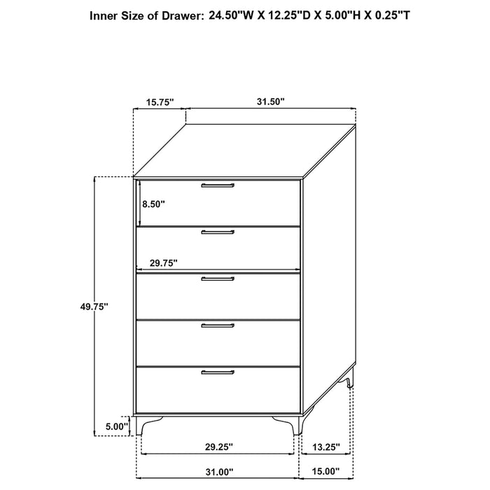 Kendall 4 & 5 Piece Bedroom Sets - Orbit Furniture (Richmond,BC)