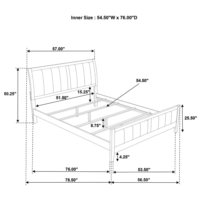 Wilkes Eastern King, Cal.King, Full, Twin, & Queen Bed - Orbit Furniture (Richmond,BC)