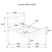 Wilkes Eastern King, Cal.King, Full, Twin, & Queen Bed - Orbit Furniture (Richmond,BC)