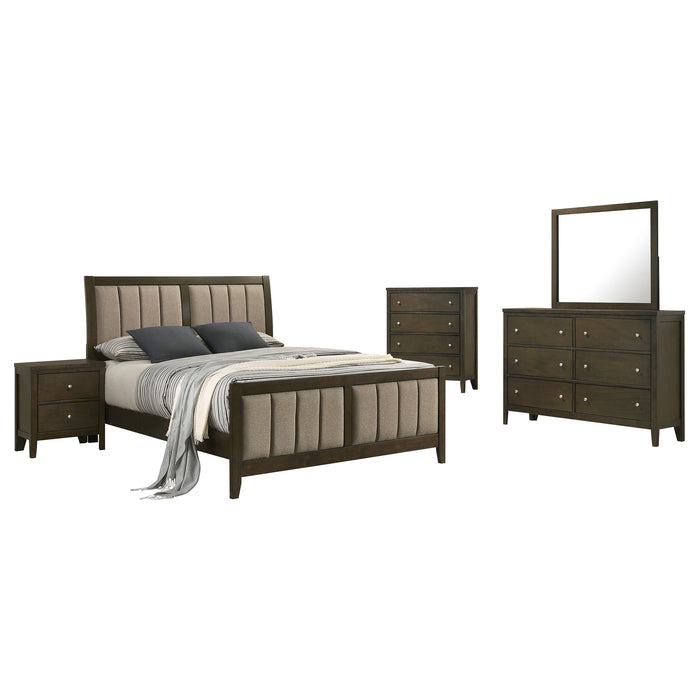Wilkes 4 & 5 Piece E.King, Queen, Twin, & Full Bedroom Set - Orbit Furniture (Richmond,BC)