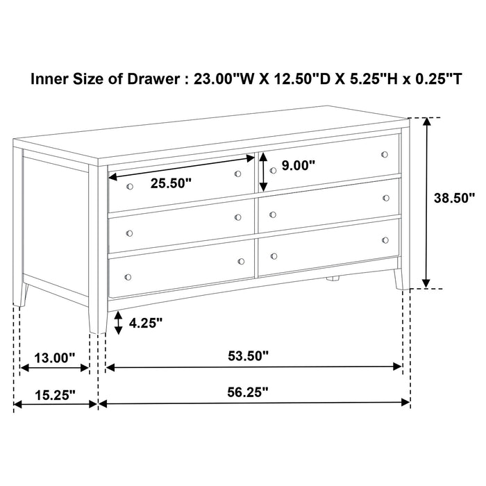Wilkes 4 & 5 Piece E.King, Queen, Twin, & Full Bedroom Set - Orbit Furniture (Richmond,BC)