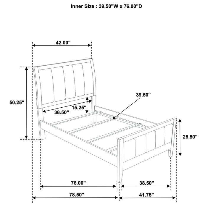 Wilkes 4 & 5 Piece E.King, Queen, Twin, & Full Bedroom Set - Orbit Furniture (Richmond,BC)