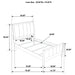 Wilkes 4 & 5 Piece E.King, Queen, Twin, & Full Bedroom Set - Orbit Furniture (Richmond,BC)