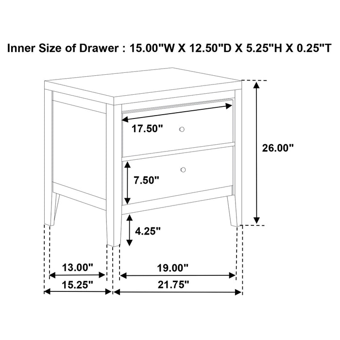 Wilkes 4 & 5 Piece E.King, Queen, Twin, & Full Bedroom Set - Orbit Furniture (Richmond,BC)