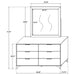 Kendall Dresser With Mirror - Orbit Furniture (Richmond,BC)