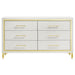 Lucia 4 & 5 Piece Bedroom Set King & Queen Beige & Grey - Orbit Furniture (Richmond,BC)
