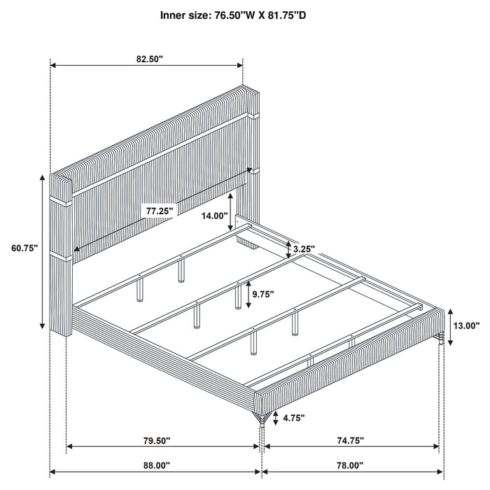 Lucia 5 Pc Bedroom Set - Orbit Furniture (Richmond,BC)