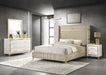 Lucia 4 & 5 Piece Bedroom Set King & Queen Beige & Grey - Orbit Furniture (Richmond,BC)