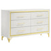 Lucia 4 & 5 Piece Bedroom Set King & Queen Beige & Grey - Orbit Furniture (Richmond,BC)