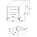 Lucia 4 & 5 Piece Bedroom Set King & Queen Beige & Grey - Orbit Furniture (Richmond,BC)