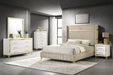 Lucia 4 & 5 Piece Bedroom Set King & Queen Beige & Grey - Orbit Furniture (Richmond,BC)
