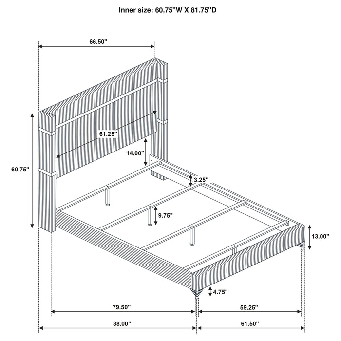 Lucia 5 Pc Bedroom Set - Orbit Furniture (Richmond,BC)