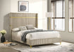 Lucia Eastern King & Queen Bed Beige & Grey - Orbit Furniture (Richmond,BC)