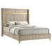 Lucia Eastern King & Queen Bed Beige & Grey - Orbit Furniture (Richmond,BC)