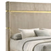 Lucia Eastern King & Queen Bed Beige & Grey - Orbit Furniture (Richmond,BC)