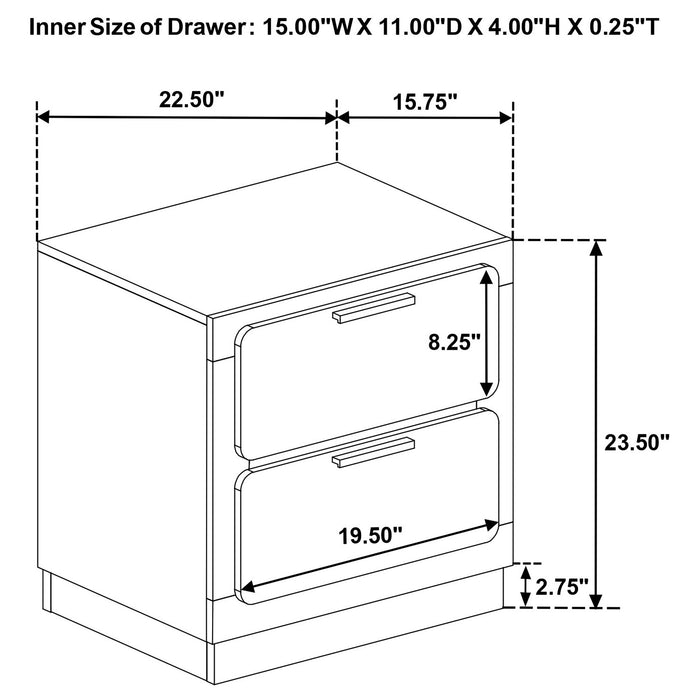 Caraway Nightstand - Orbit Furniture (Richmond,BC)