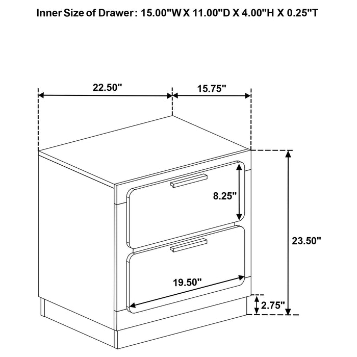 Caraway Nightstand - Orbit Furniture (Richmond,BC)
