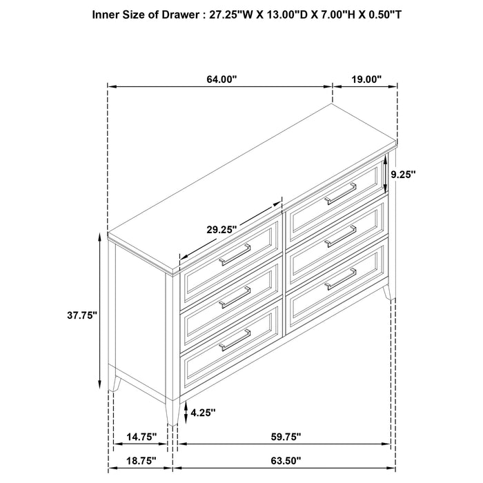 Marielle 4 Pc Bedroom Set - Orbit Furniture (Richmond,BC)