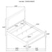 Marielle California King, E.King, & Queen Bed - Orbit Furniture (Richmond,BC)