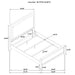 Marielle California King, E.King, & Queen Bed - Orbit Furniture (Richmond,BC)