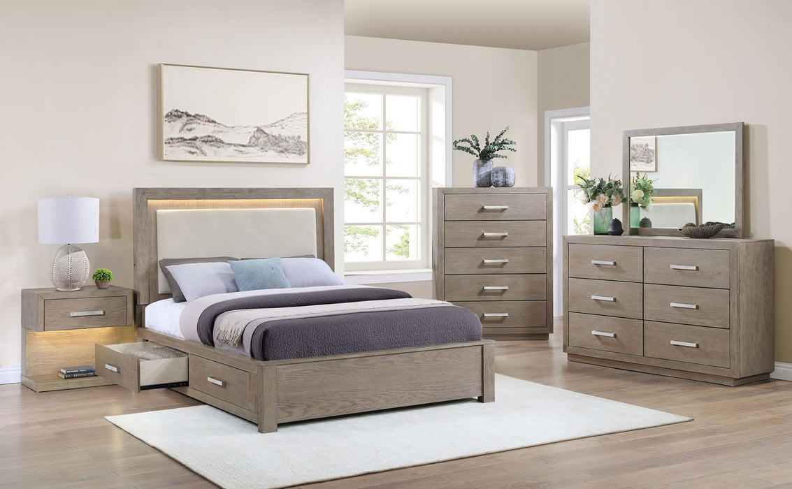 Kenora 4 & 5 Piece Bedroom Set E.King, Queen, & Cal.king - Orbit Furniture (Richmond,BC)