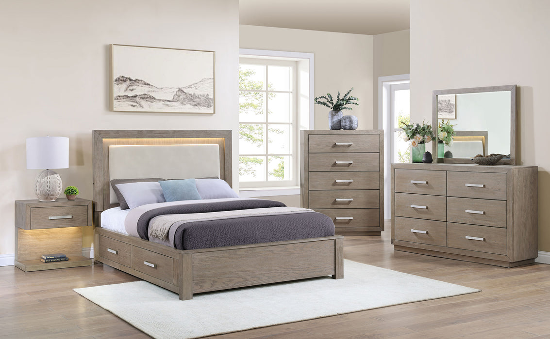 Kenora 4 & 5 Piece Bedroom Set E.King, Queen, & Cal.king - Orbit Furniture (Richmond,BC)