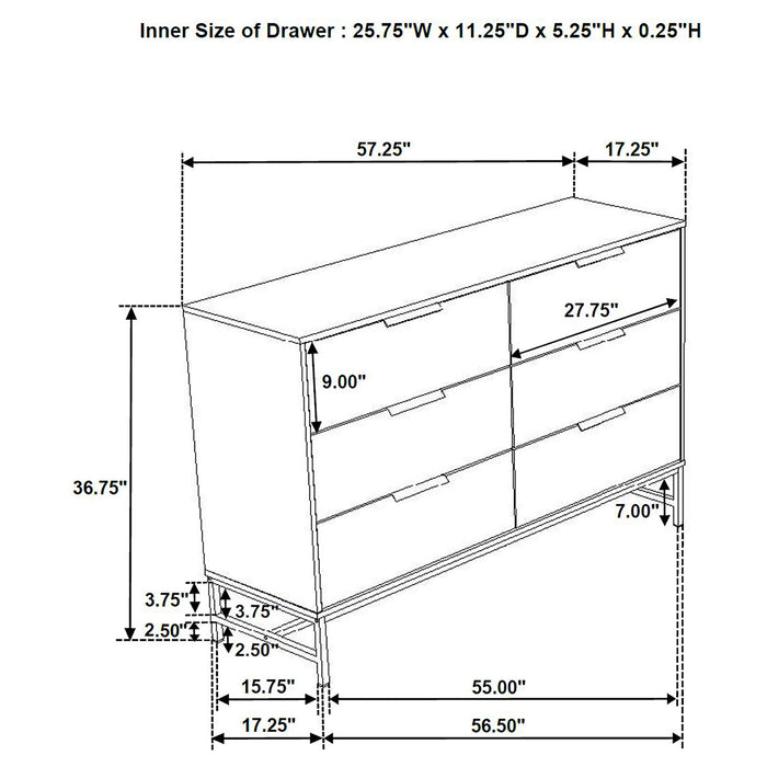 Sonora 4 Pc Bedroom Set - Orbit Furniture (Richmond,BC)