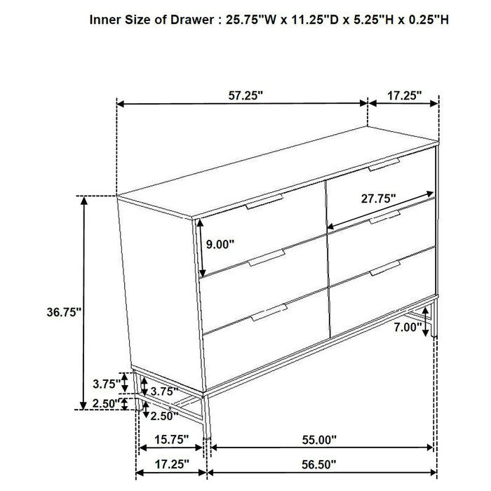 Sonora 4 & 5 Piece Bedroom Set - Orbit Furniture (Richmond,BC)