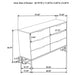 Sonora 4 & 5 Piece Bedroom Set - Orbit Furniture (Richmond,BC)