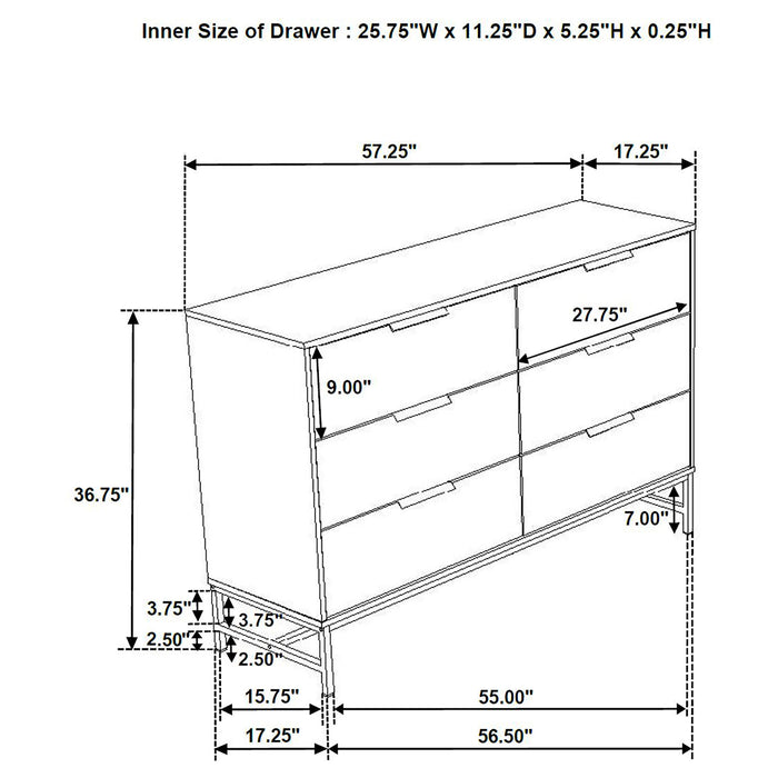 Sonora 4 & 5 Piece Bedroom Set - Orbit Furniture (Richmond,BC)