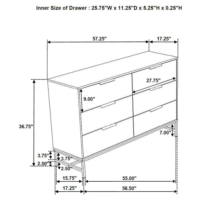 Sonora 4 & 5 Piece Bedroom Set - Orbit Furniture (Richmond,BC)