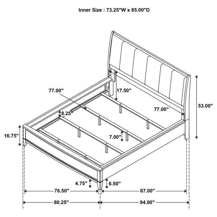 Granada 4 & 5 Piece Bedroom Set E.King, Cal.King & Queen - Orbit Furniture (Richmond,BC)