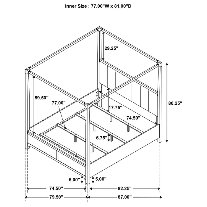 Gran Park 4 & 5 Piece Bedroom Set E.King, Queen, & Cal.King - Orbit Furniture (Richmond,BC)