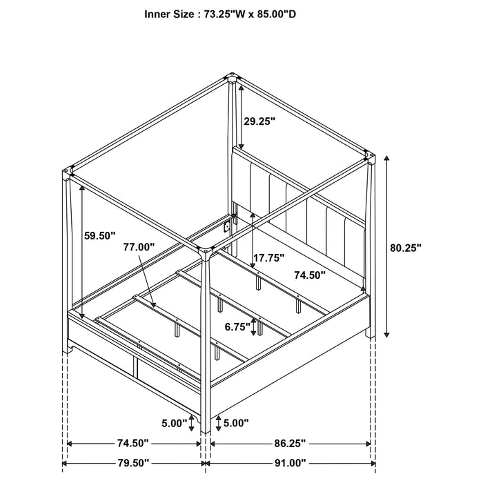 Gran Park 4 & 5 Piece Bedroom Set E.King, Queen, & Cal.King - Orbit Furniture (Richmond,BC)