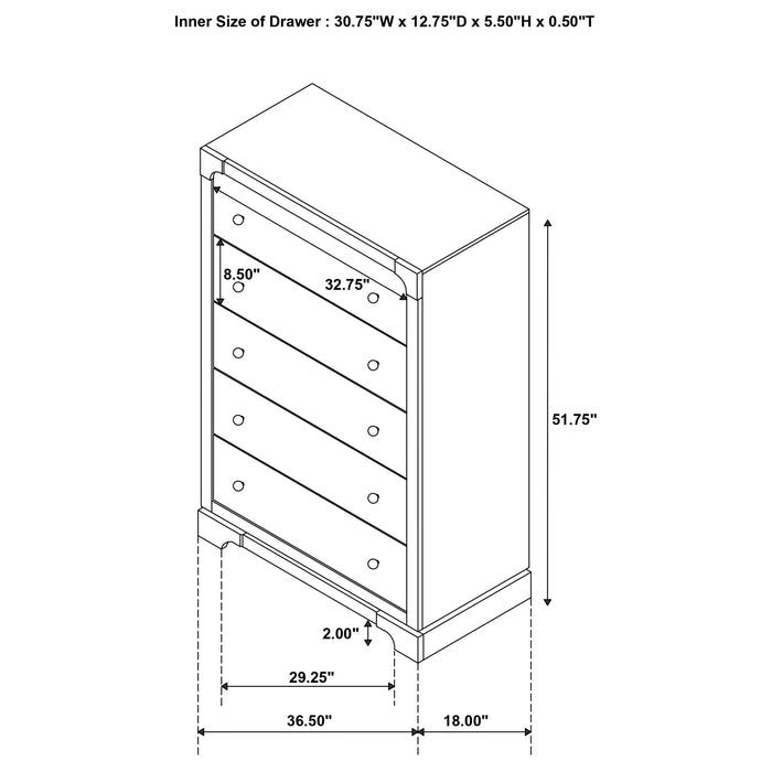Gran Park 4 & 5 Piece Bedroom Set E.King, Queen, & Cal.King - Orbit Furniture (Richmond,BC)