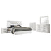 Ives 4 & 5 Piece Bedroom Set E.king & Queen White & Grey - Orbit Furniture (Richmond,BC)