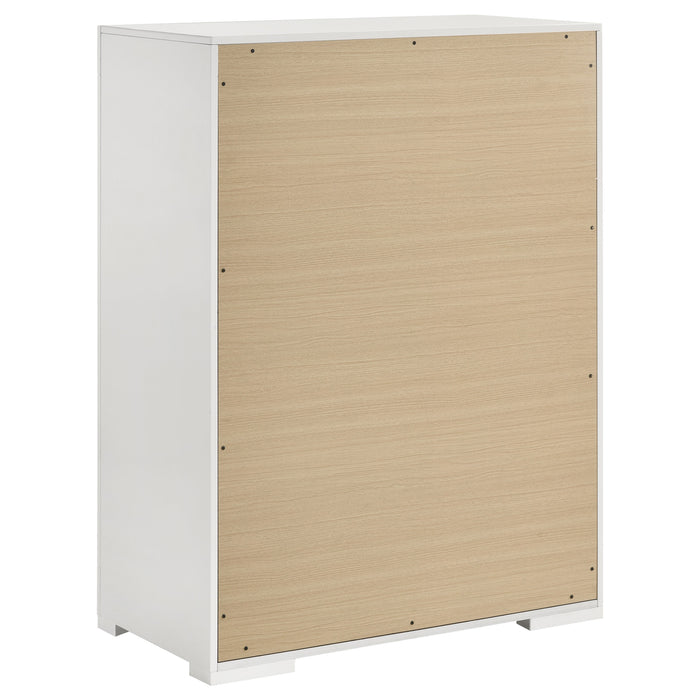 Ives 4 & 5 Piece Bedroom Set E.king & Queen White & Grey - Orbit Furniture (Richmond,BC)