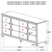Olivia 4 & 5 Piece Bedroom Set E.King, Queen, & Cal.King - Orbit Furniture (Richmond,BC)