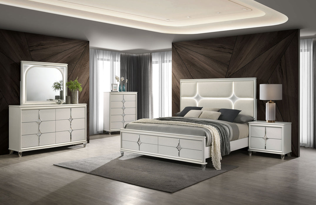 Olivia 4 & 5 Piece Bedroom Set E.King, Queen, & Cal.King - Orbit Furniture (Richmond,BC)