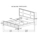 Olivia 4 & 5 Piece Bedroom Set E.King, Queen, & Cal.King - Orbit Furniture (Richmond,BC)