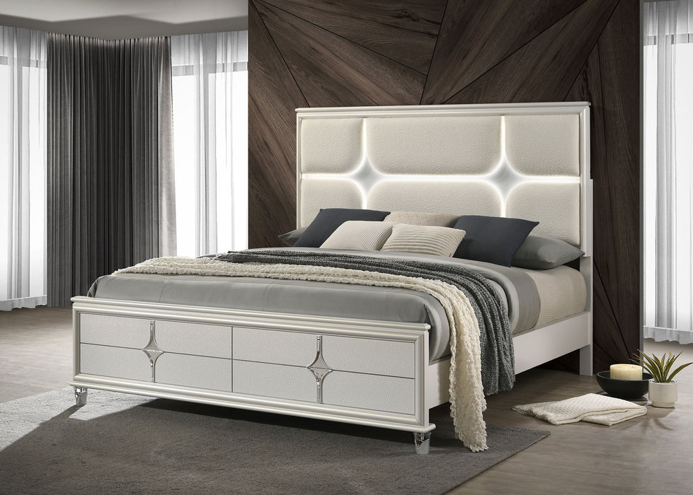 Olivia California King, E.King, & Queen Bed - Orbit Furniture (Richmond,BC)