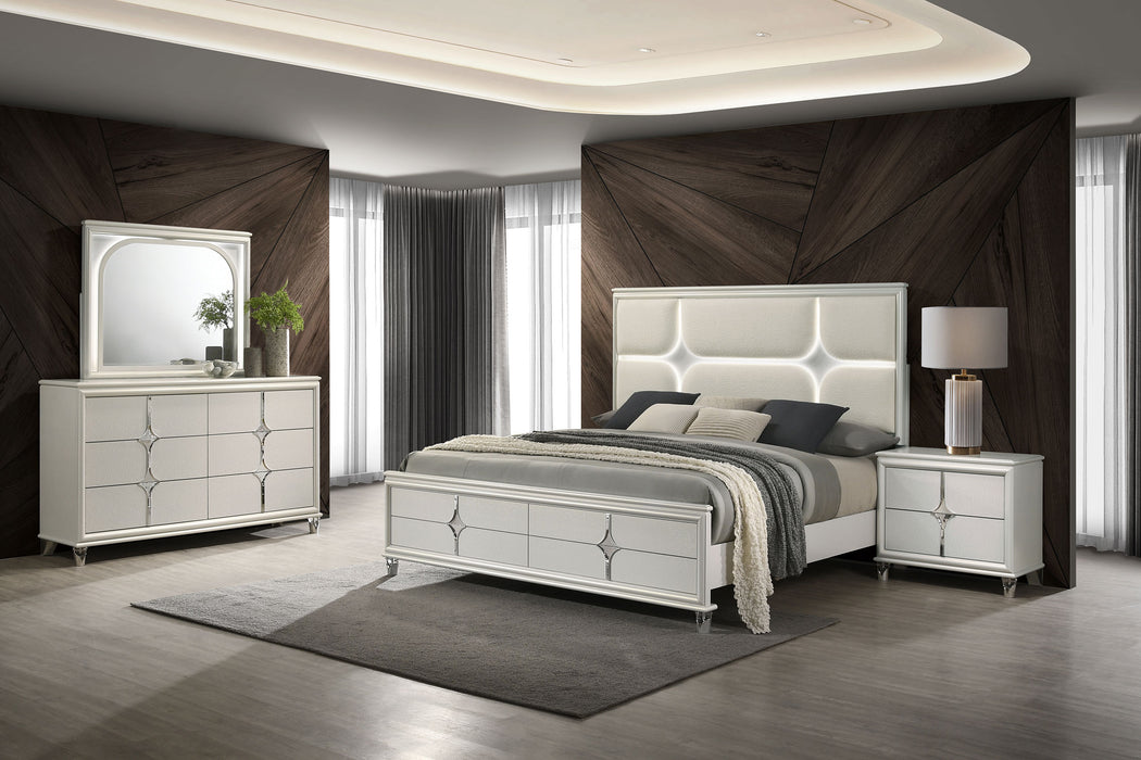 Olivia 4 & 5 Piece Bedroom Set E.King, Queen, & Cal.King - Orbit Furniture (Richmond,BC)