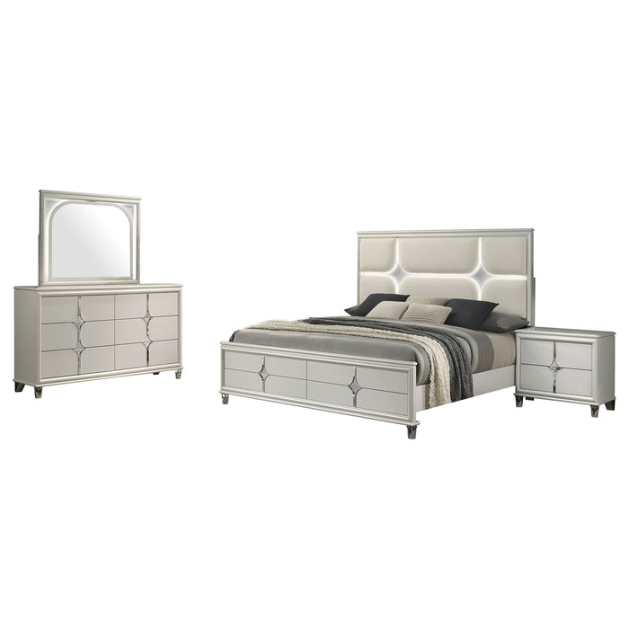 Olivia 4 & 5 Piece Bedroom Set E.King, Queen, & Cal.King - Orbit Furniture (Richmond,BC)