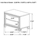 Marmore 4 & 5 Pc E.king, Cal.king, & Queen Bedroom Set - Orbit Furniture (Richmond,BC)