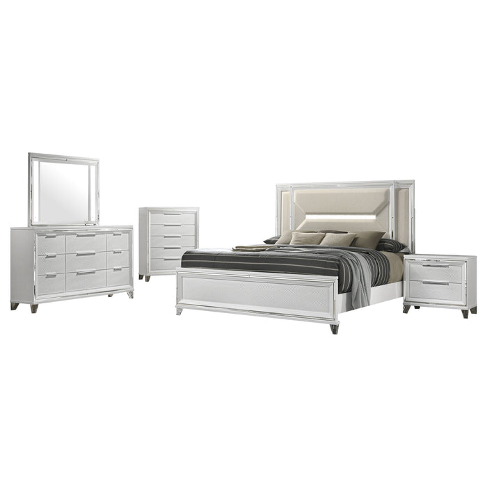 Marmore 4 & 5 Pc E.king, Cal.king, & Queen Bedroom Set - Orbit Furniture (Richmond,BC)