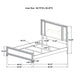 Marmore 4 & 5 Pc E.king, Cal.king, & Queen Bedroom Set - Orbit Furniture (Richmond,BC)