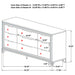 Marmore 4 & 5 Pc E.king, Cal.king, & Queen Bedroom Set - Orbit Furniture (Richmond,BC)