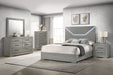Ives 4 & 5 Piece Bedroom Set E.king & Queen White & Grey - Orbit Furniture (Richmond,BC)