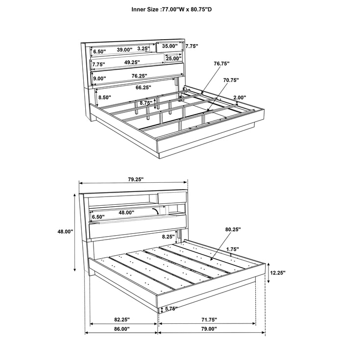 Fenwick 4 & 5 Piece Bedroom Set - Orbit Furniture (Richmond,BC)