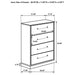 Fenwick 4 & 5 Piece Bedroom Set - Orbit Furniture (Richmond,BC)